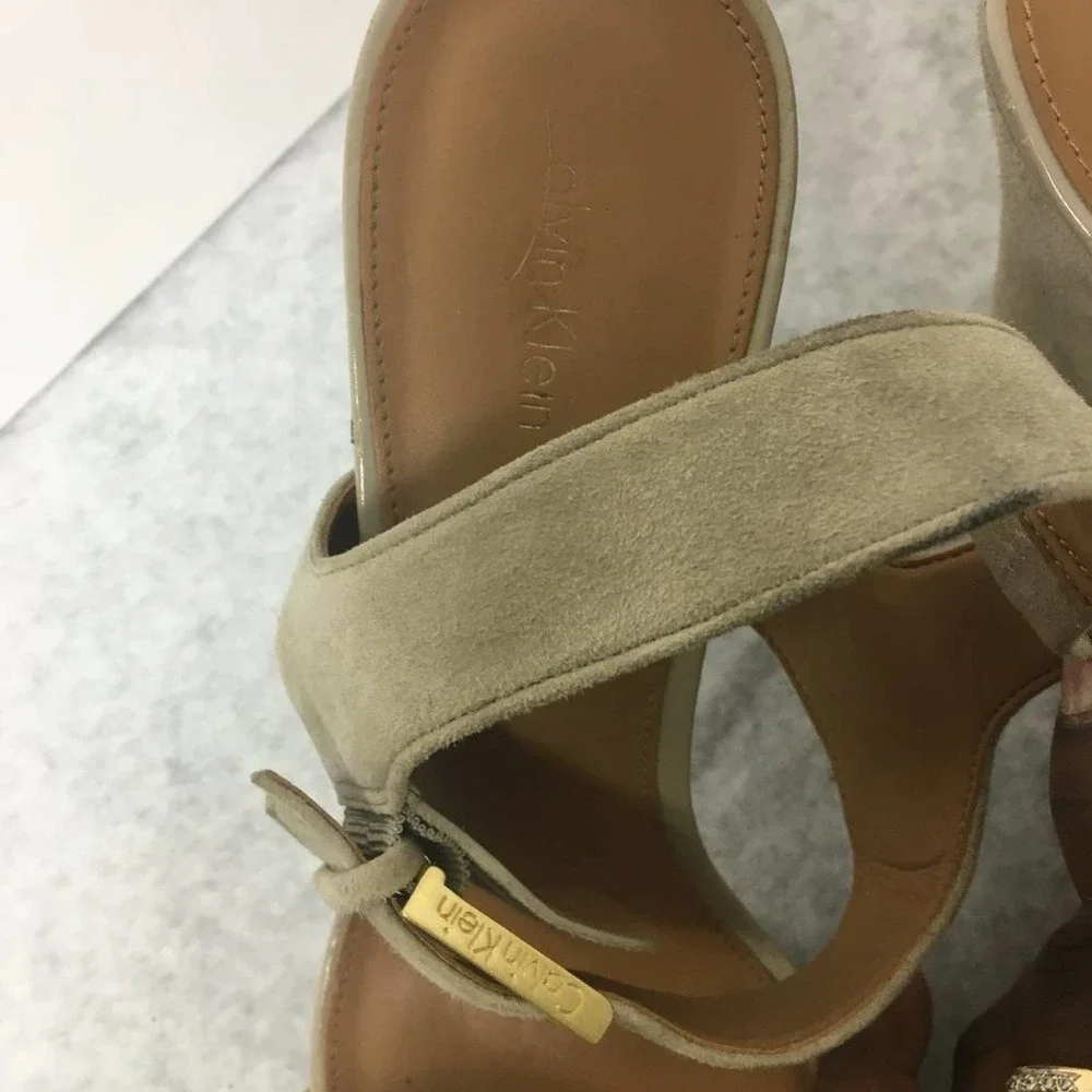 Calvin Klein Bette Women Open-Toe Pumps